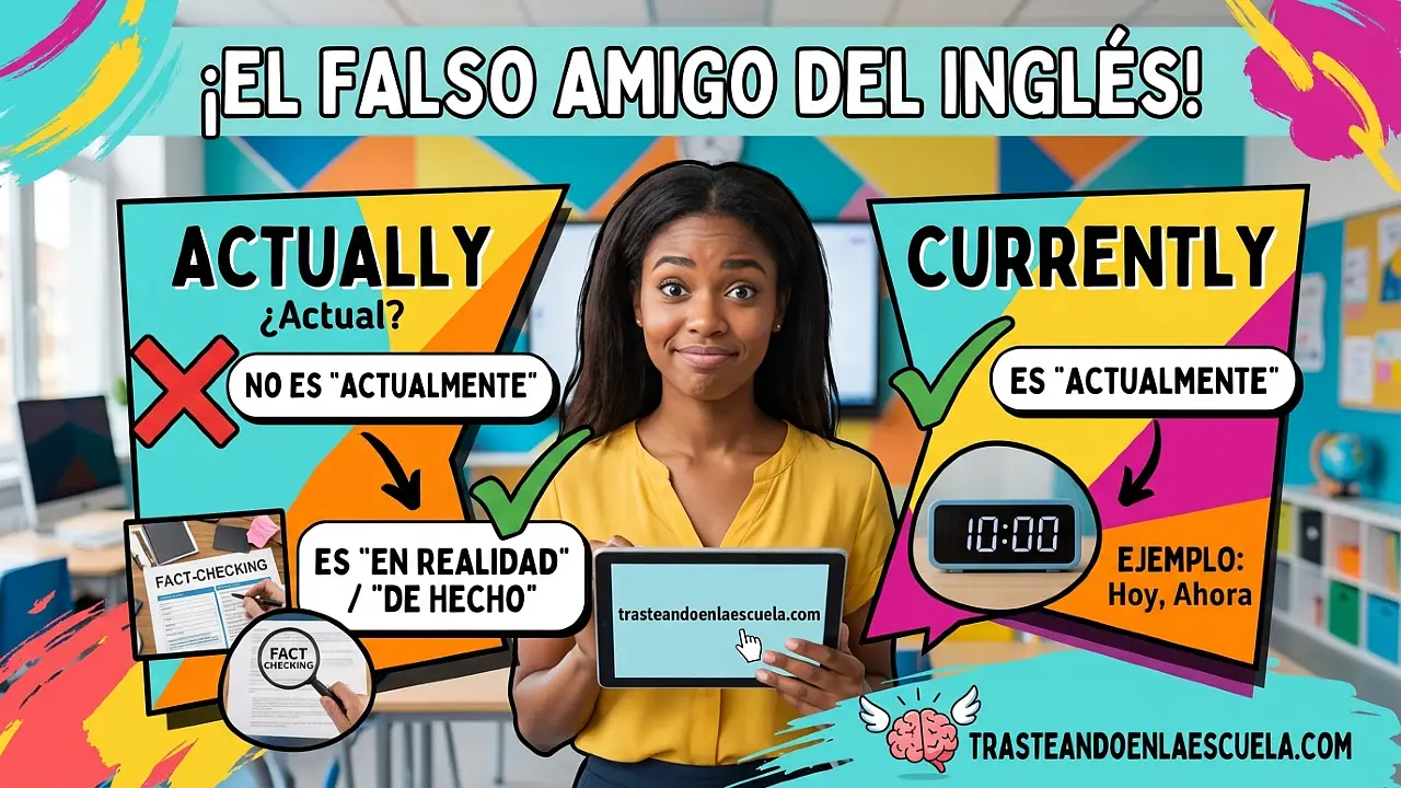 Actually vs actualmente: el falso amigo de la verdad