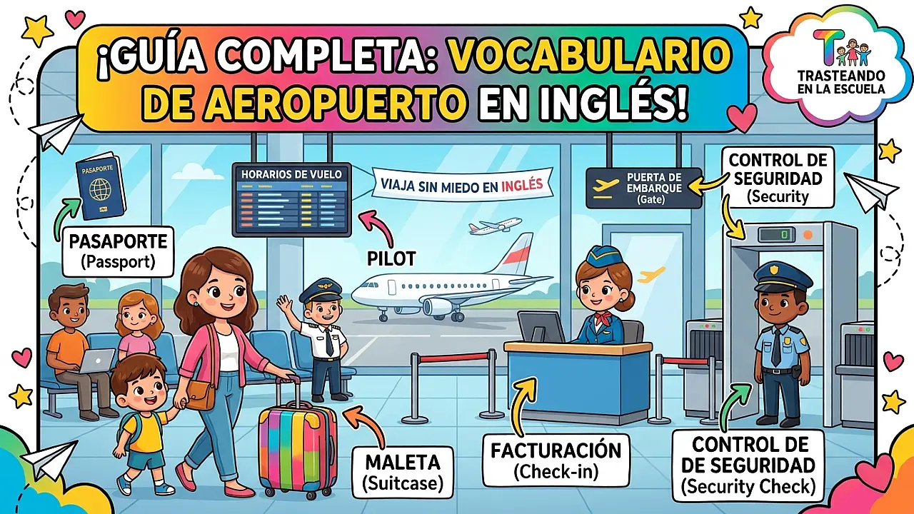 Airport vocabulary: guía completa del aeropuerto en inglés
