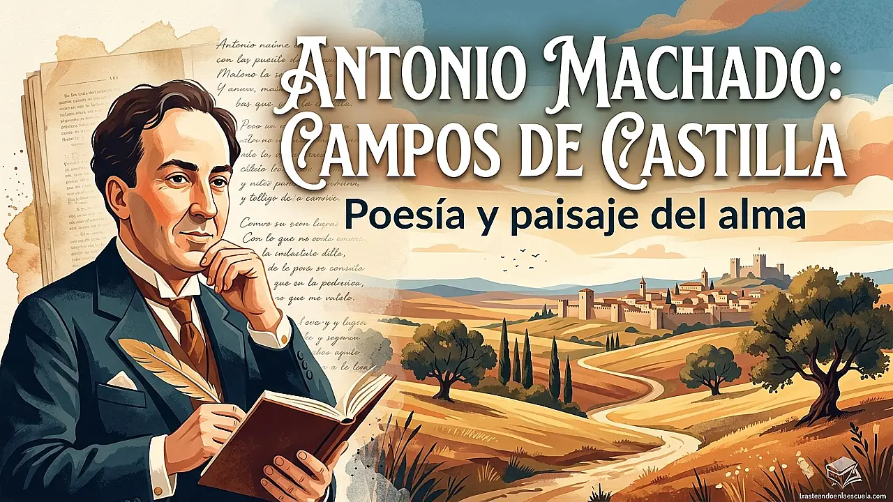 Antonio Machado: Campos de Castilla, poesía y paisaje del alma