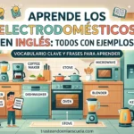 Appliances: todos los electrodomésticos en inglés con ejemplos