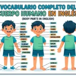 Body parts: vocabulario completo del cuerpo humano en inglés