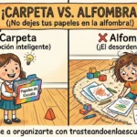 Carpeta vs carpet: no guardes tus papeles en la alfombra