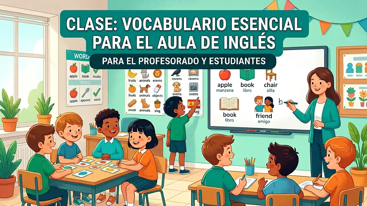 Classroom: Vocabulario Esencial para la Clase en Inglés
