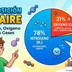 Composición del aire: nitrógeno, oxígeno y otros gases
