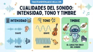 Cualidades del sonido: intensidad, tono y timbre