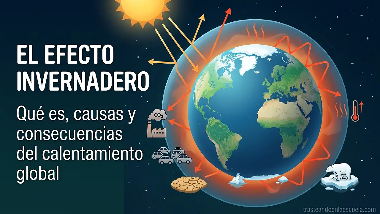 El efecto invernadero: qué es, causas y consecuencias del calentamiento global