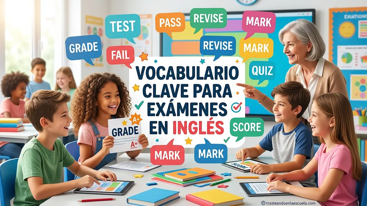 Exams: Vocabulario Esencial sobre Exámenes y Notas en Inglés