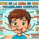 Face: partes de la cara en inglés - Vocabulario completo