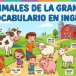 Farm animals: vocabulario de animales de granja en inglés