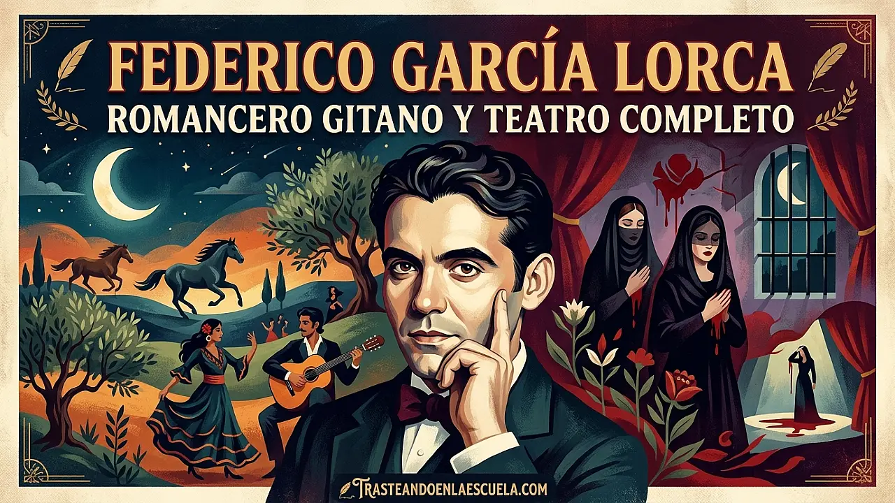 Federico García Lorca: Romancero gitano y obra teatral completa