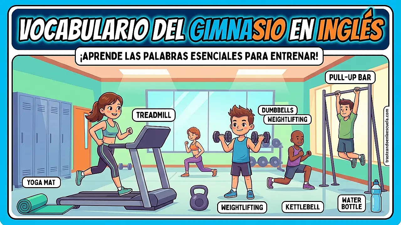 Fitness and gym: vocabulario de gimnasio en inglés