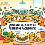 Food: vocabulario de alimentos básicos en inglés