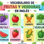 Fruits and Vegetables: vocabulario de frutas y verduras en inglés