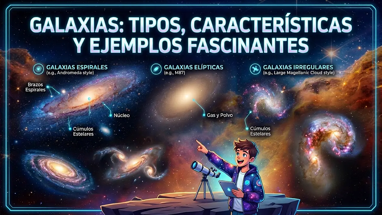 Galaxias: tipos, características y ejemplos fascinantes