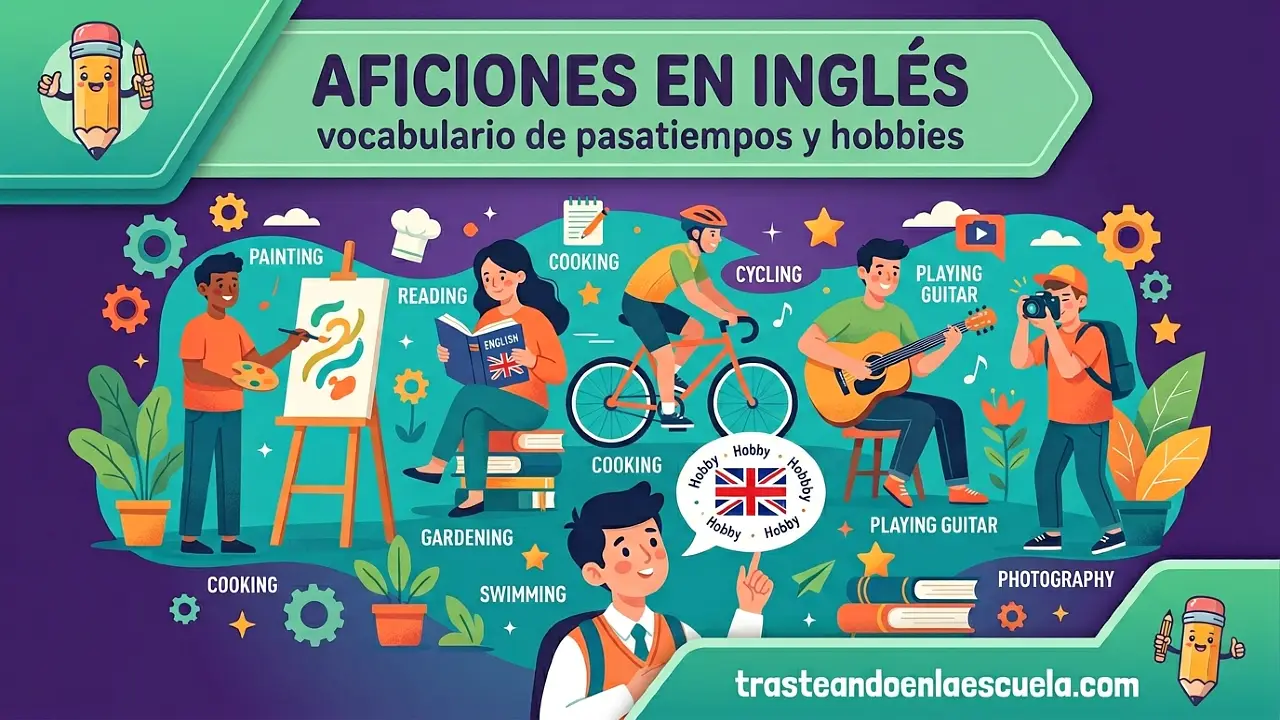 Hobbies en inglés: vocabulario de pasatiempos y aficiones