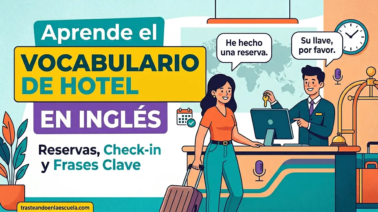 Hotel vocabulary: reservas, check-in y frases esenciales en inglés