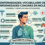 Illnesses: enfermedades comunes en inglés. Vocabulario y ejemplos