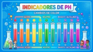 Indicadores de pH: cambios de color
