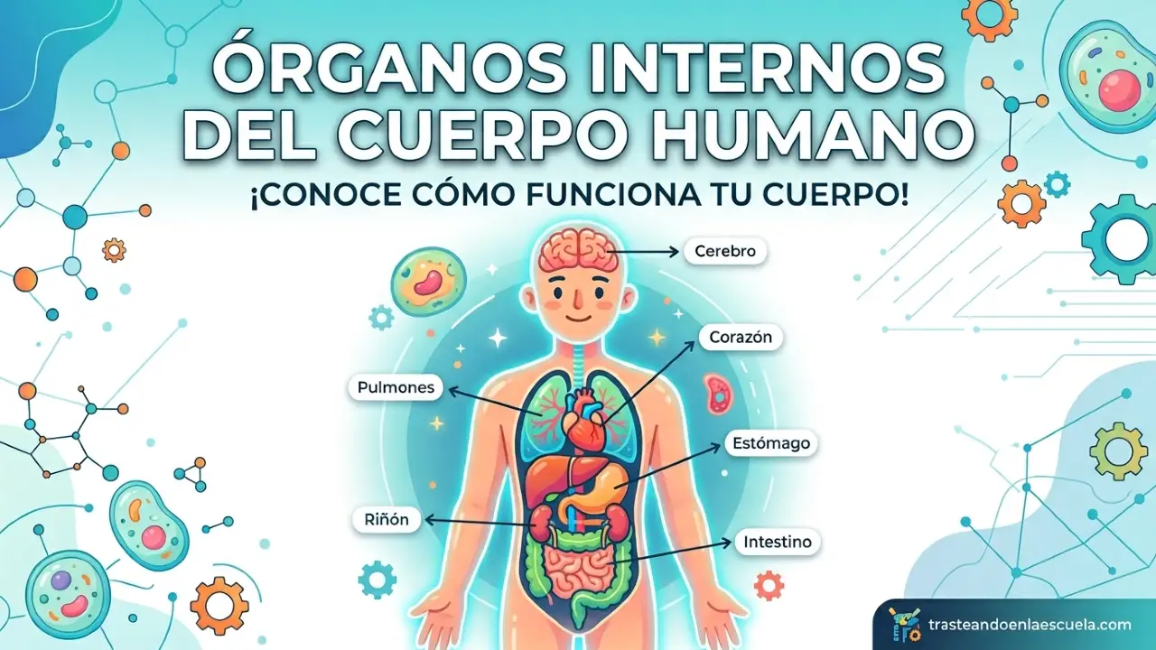 Internal Organs: órganos internos del cuerpo humano en inglés