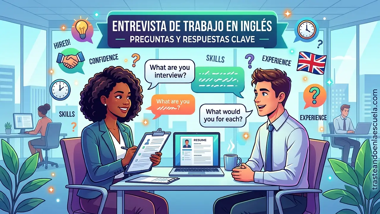 Job Interview: preguntas y respuestas clave en inglés