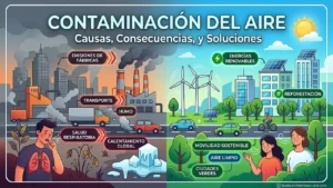 La contaminación atmosférica: causas, consecuencias y soluciones