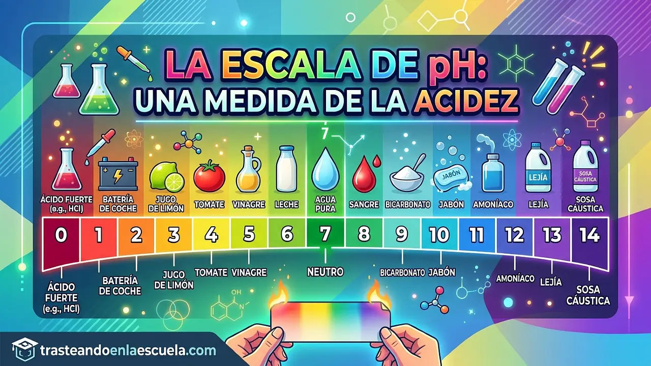 La escala de pH: medida de acidez