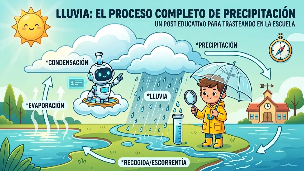La lluvia: el proceso completo de precipitación