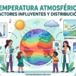 La temperatura atmosférica: factores que influyen y distribución