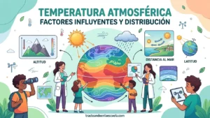 La temperatura atmosférica: factores que influyen y distribución