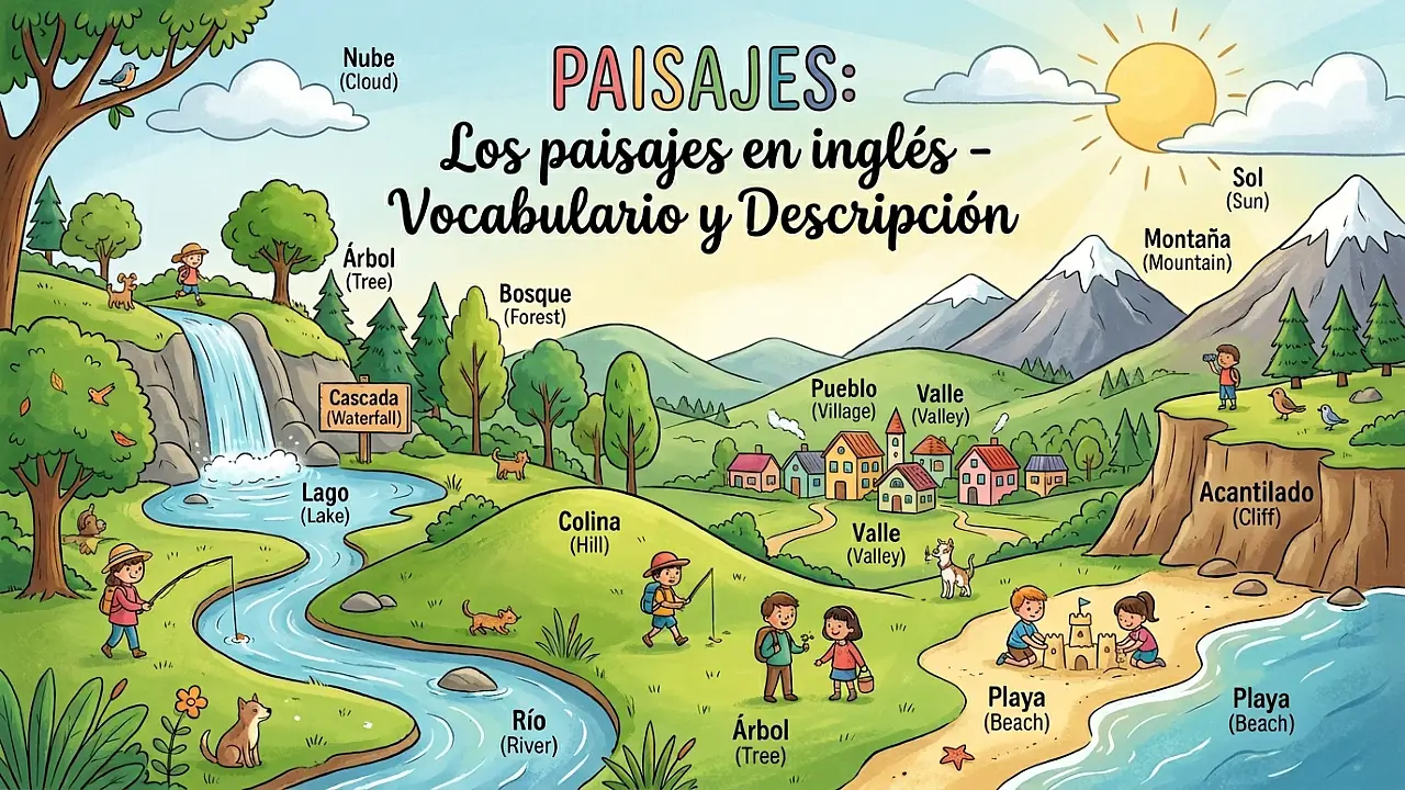 Landscapes: paisajes en inglés - vocabulario y descripción