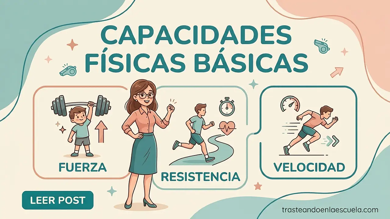 Las capacidades físicas básicas: fuerza, resistencia, velocidad