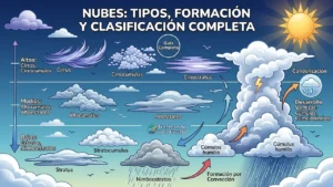 Las nubes: tipos, formación y clasificación completa