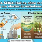 Lluvia ácida: qué es, cómo se forma y sus efectos devastadores