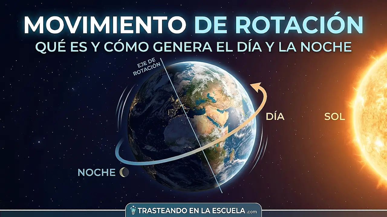 Movimiento de rotación: qué es, cómo genera el día y la noche