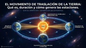 Movimiento de traslación: qué es, duración y cómo genera las estaciones