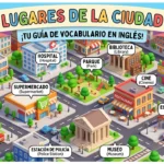 Places in town: Vocabulario completo de la ciudad en inglés