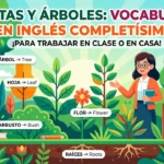 Plants: plantas y árboles en inglés - vocabulario completo