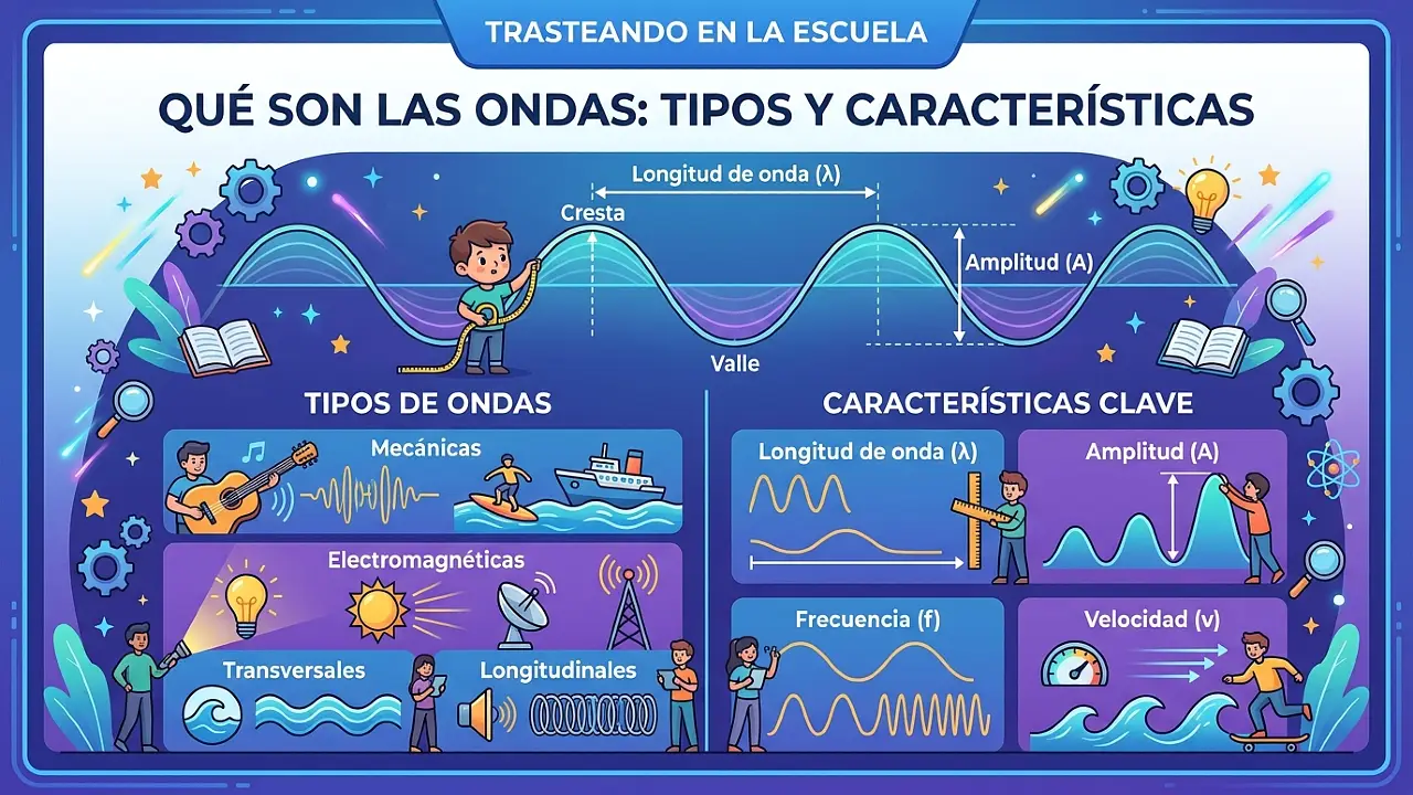 Qué son las ondas: tipos y características
