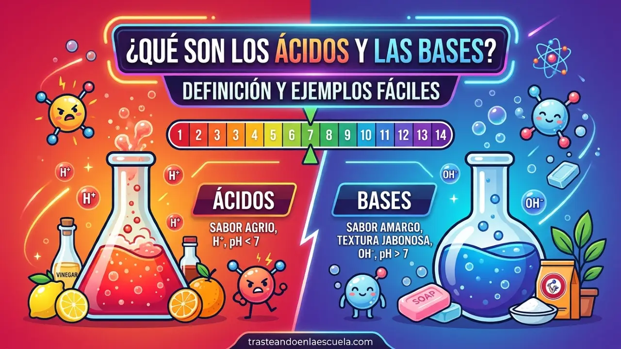 Qué son los ácidos y las bases: definición