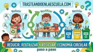 Reducir, reutilizar y reciclar: economía circular paso a paso