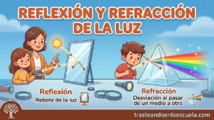 Reflexión y refracción de la luz