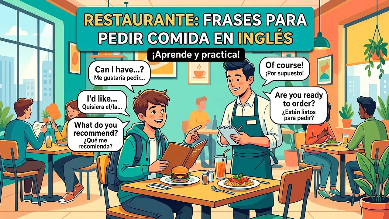 Restaurant: frases para pedir comida en inglés