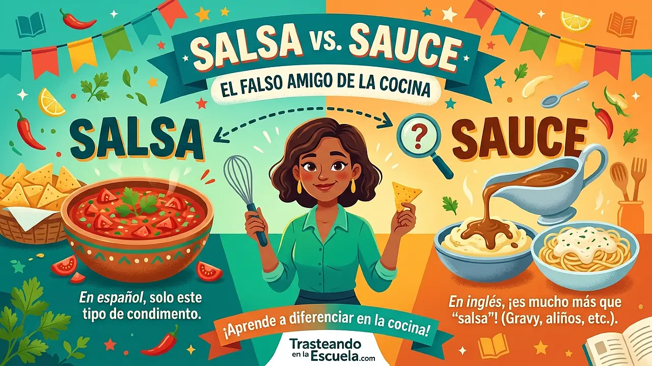 Salsa vs sauce: el falso amigo que pica en la cocina