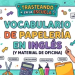 Stationery: Vocabulario Completo de Material de Oficina y Papelería en Inglés