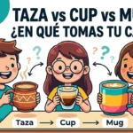 Taza vs Cup vs Mug: ¿en qué bebes tu café?