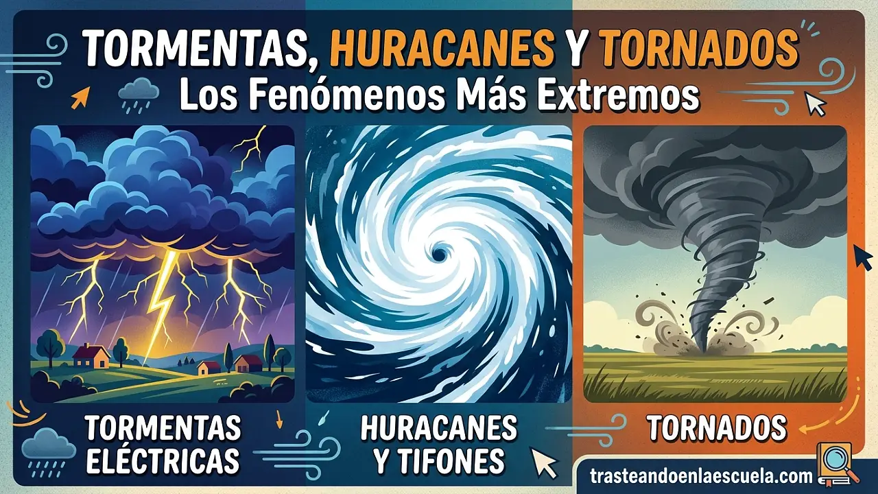 Tormentas, huracanes y tornados: Los fenómenos más extremos