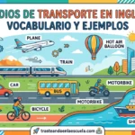 Transport in English: medios de transporte en inglés con ejemplos