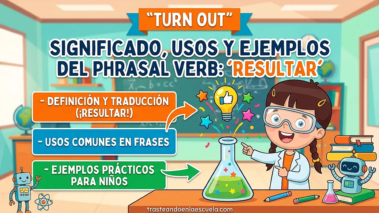 Turn out: significado, usos y ejemplos del phrasal verb "resultar"
