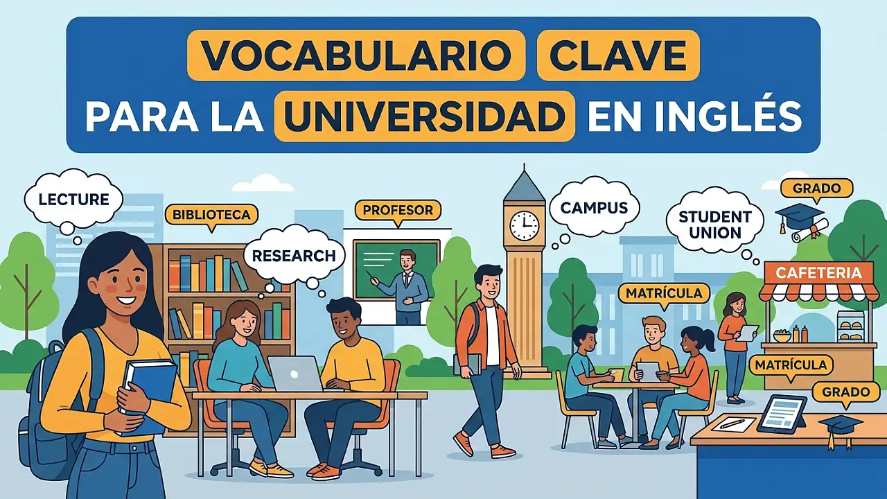 University: Vocabulario Esencial para la Vida Universitaria en Inglés