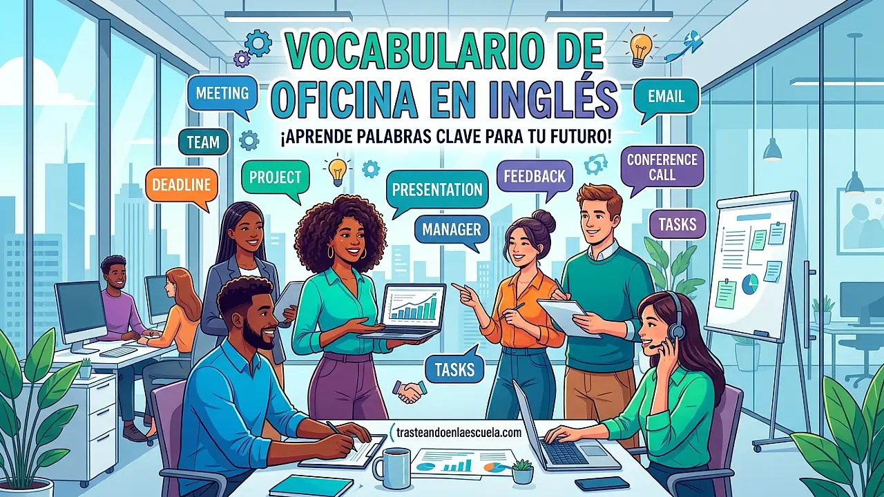 Workplace: vocabulario del lugar de trabajo en inglés